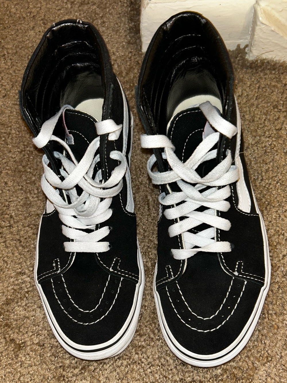 Vans Black High-Top Canvas Sneakers